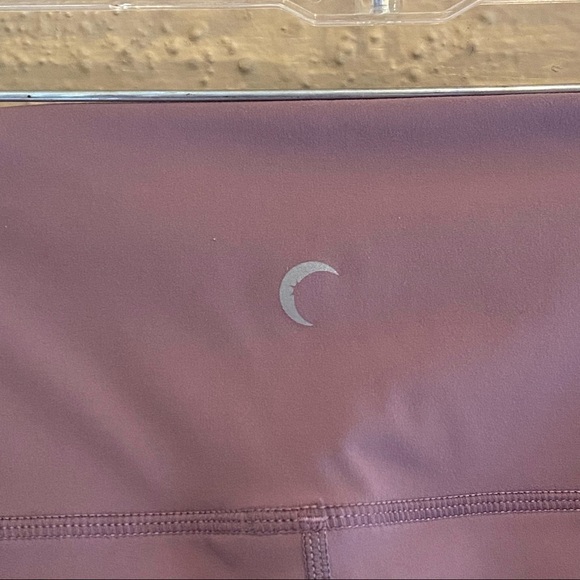 Zyia Active High Waisted Mauve 23.5” Active Running Leggings 8-10 Medium M - Picture 3 of 8